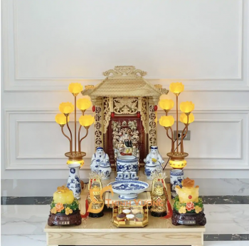 Bàn thờ Thần Tài mái bằng HD999473